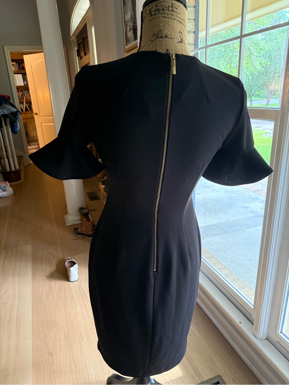 Calvin Klein Classic Black Sheath Dress - Black - Picture 2 of 3